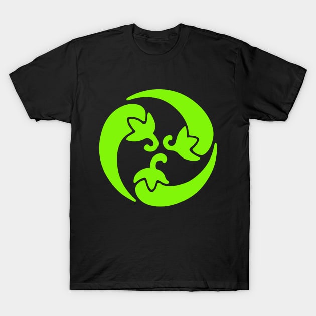 Green Chile Pepper Crest T-Shirt by dreambeast.co